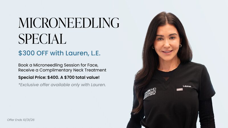 Microneedling special: $300 off with Lauren, L.E.